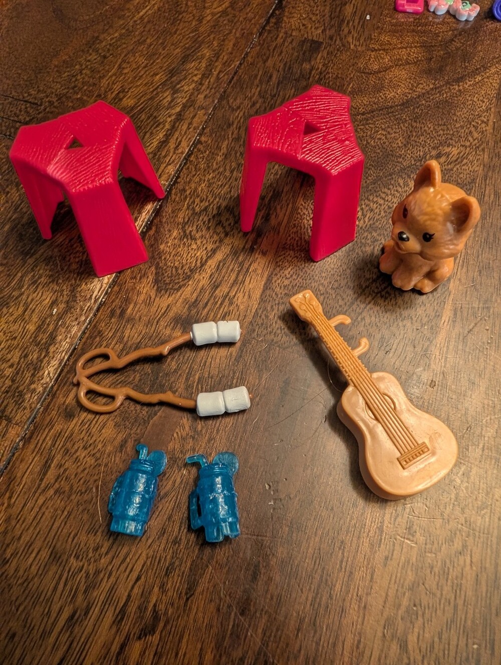 Barbie Chelsea Club Camper Accessories Roasting Marshmallows
